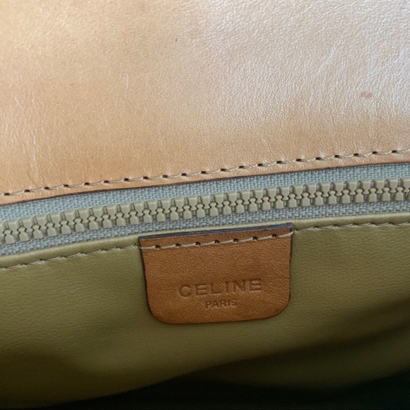 Vintage Celine Caramel Macadam Crossbody Shoulder Bag - Picture 9 of 12